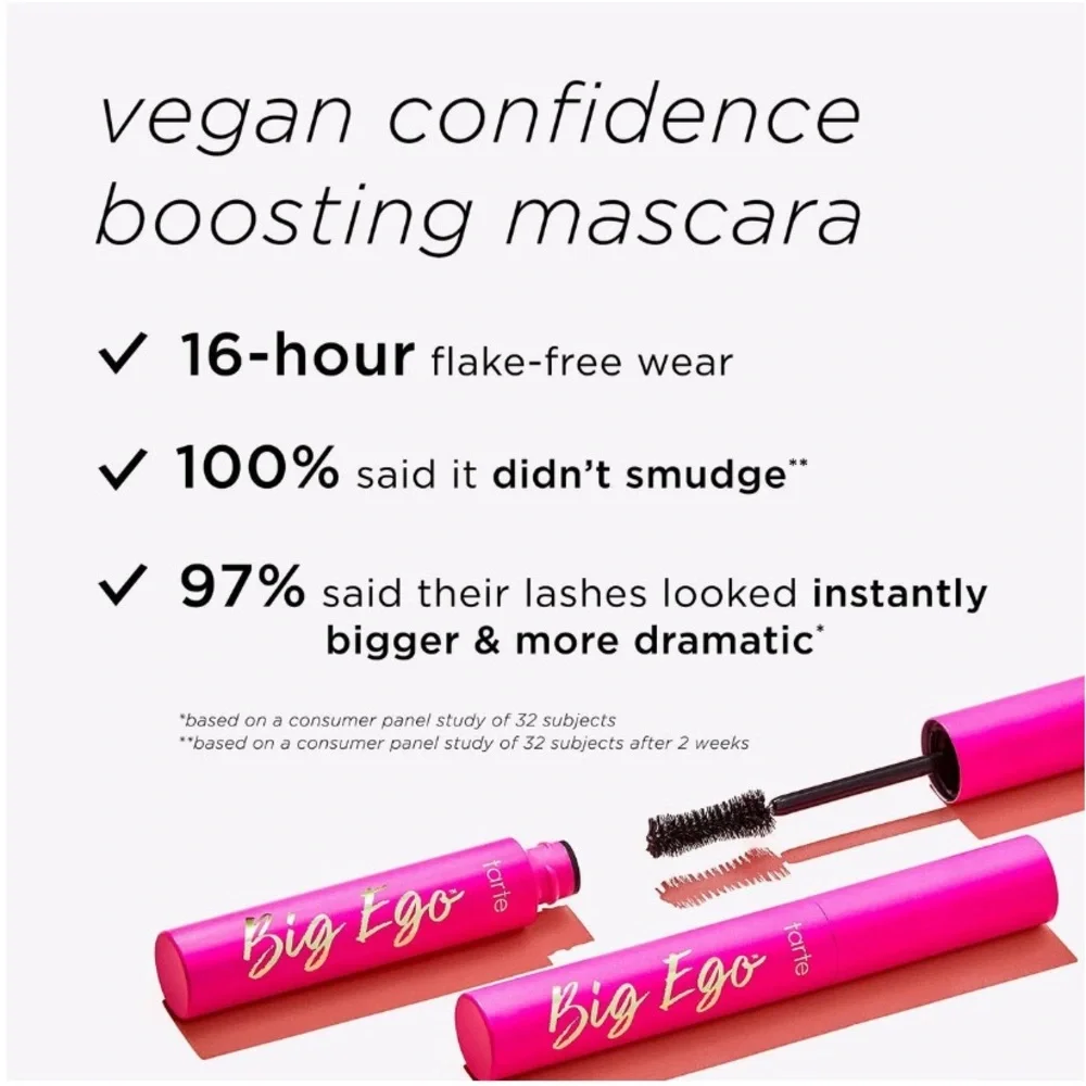 Tarte Big Ego Volumizing Mascara NWT